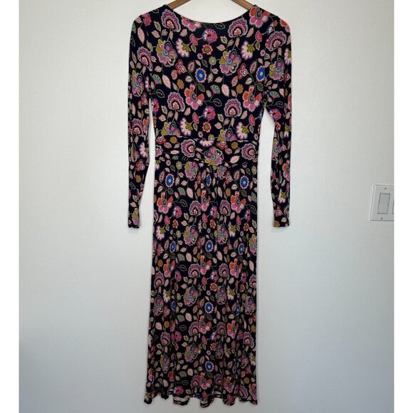 Boden Amelie Midi Dress Size 6 Multi Cascade Bloom Floral - Picture 2 of 11